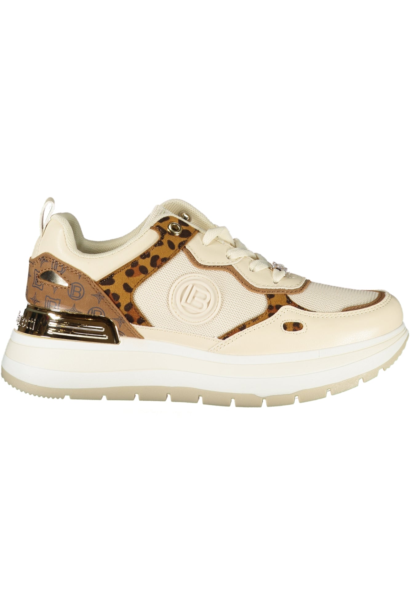 LAURA BIAGIOTTI WOMEN'S BEIGE SPORTS SHOES