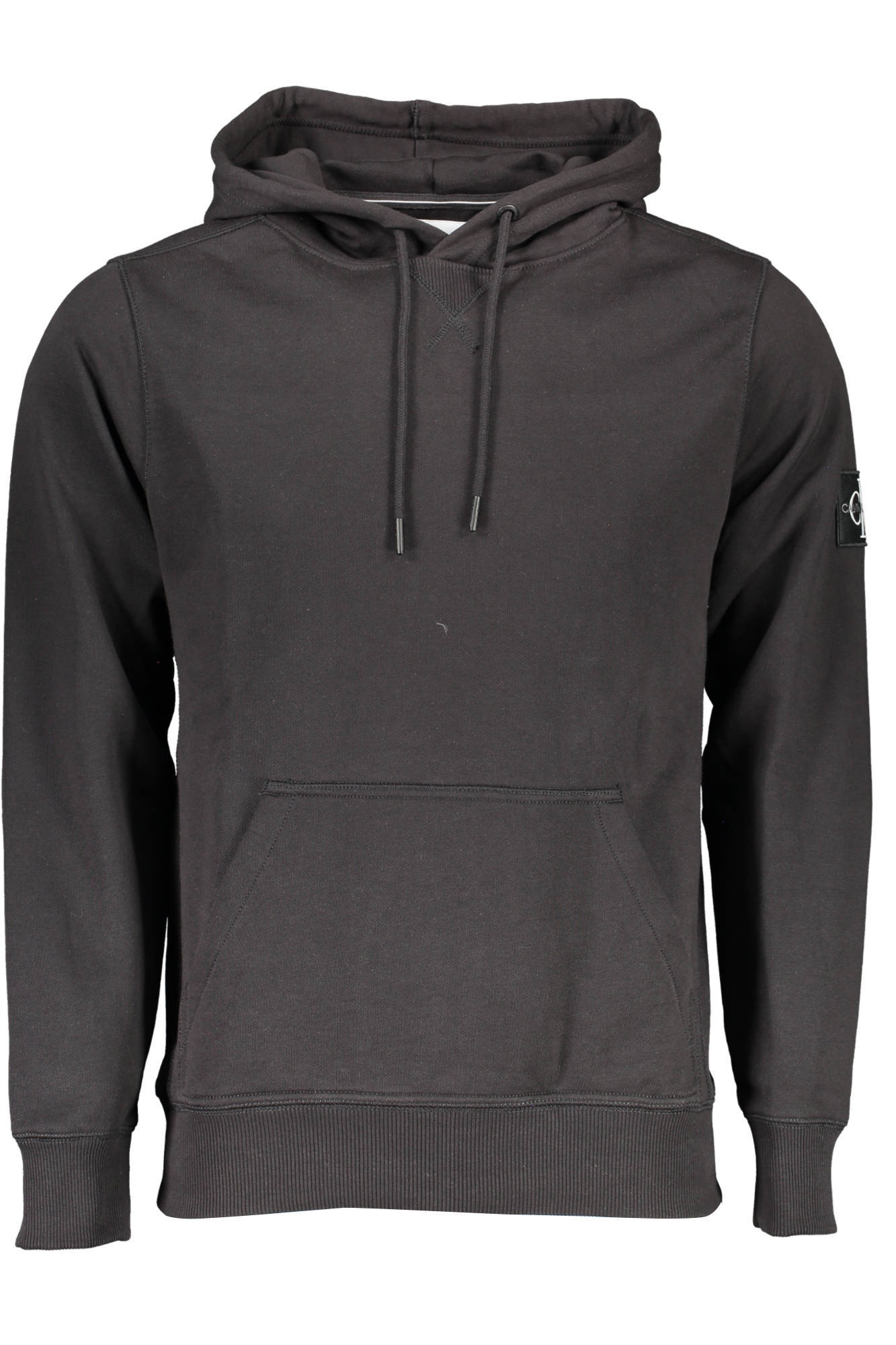 CALVIN KLEIN MEN'S BLACK ZIP-UP SWEATSHIRT