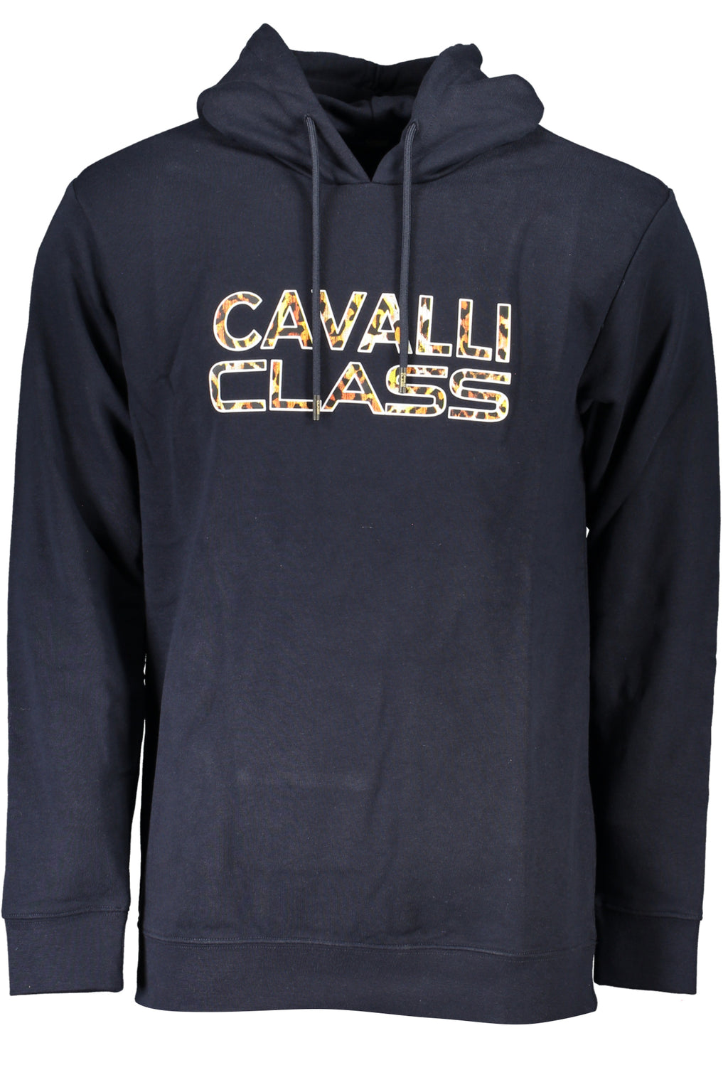 CAVALLI CLASS MEN'S BLUE ZIPLESS SWEATSHIRT