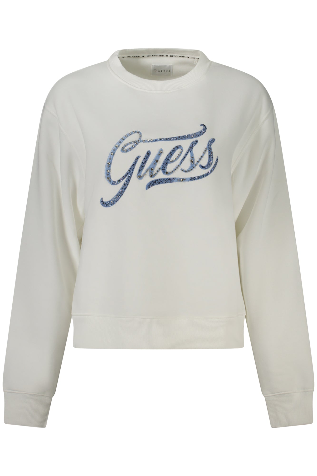 GUESS JEANS SWEATSHIRT WITHOUT ZIP WOMEN WHITE