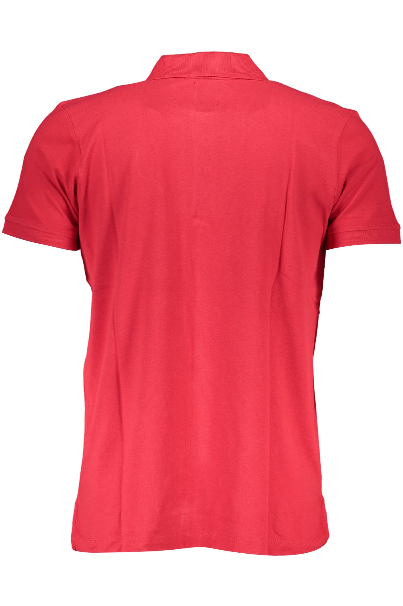 GIAN MARCO VENTURI MEN'S SHORT SLEEVE POLO SHIRT RED
