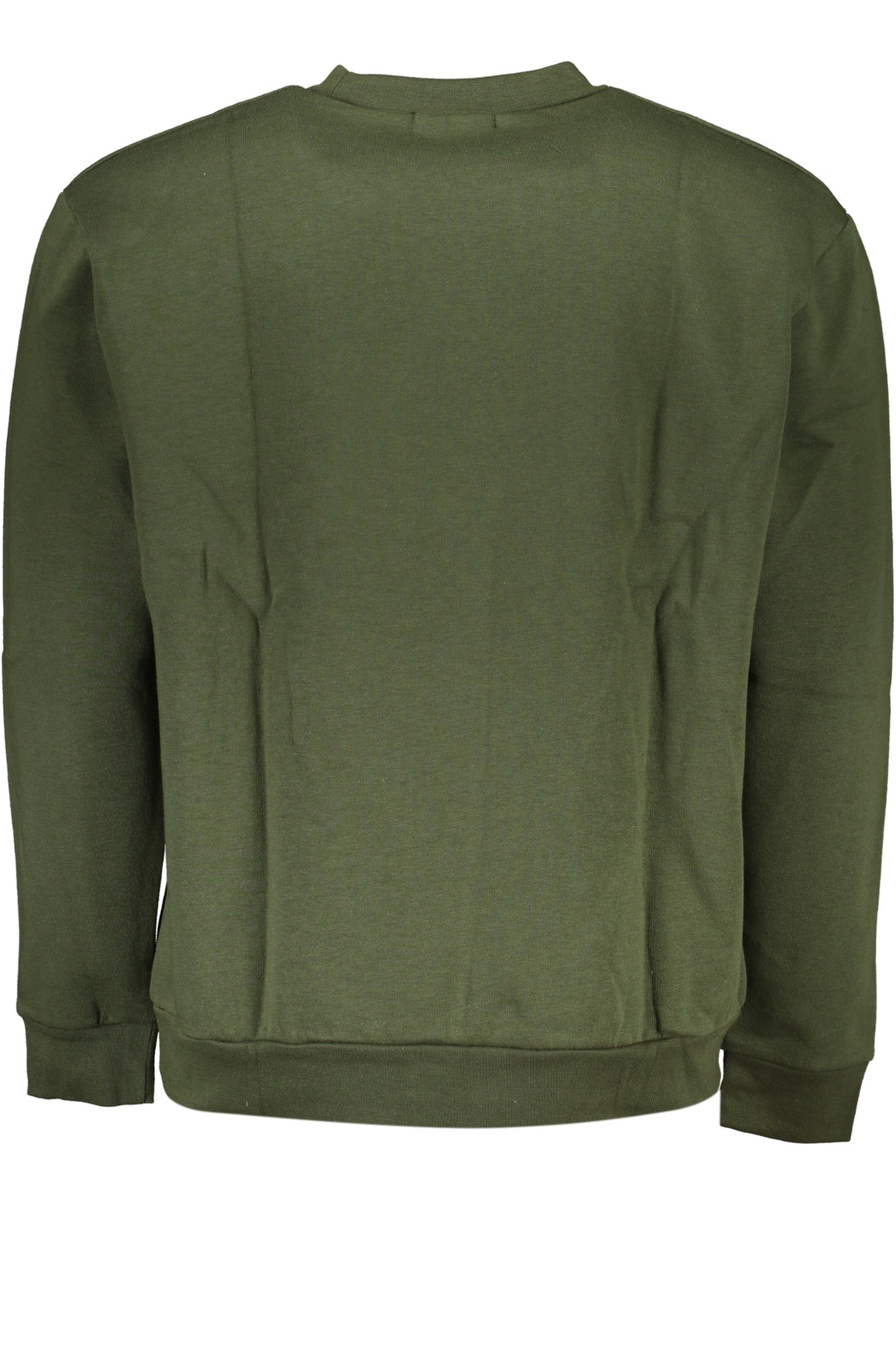 CAVALLI CLASS GREEN MEN'S ZIPLESS SWEATSHIRT
