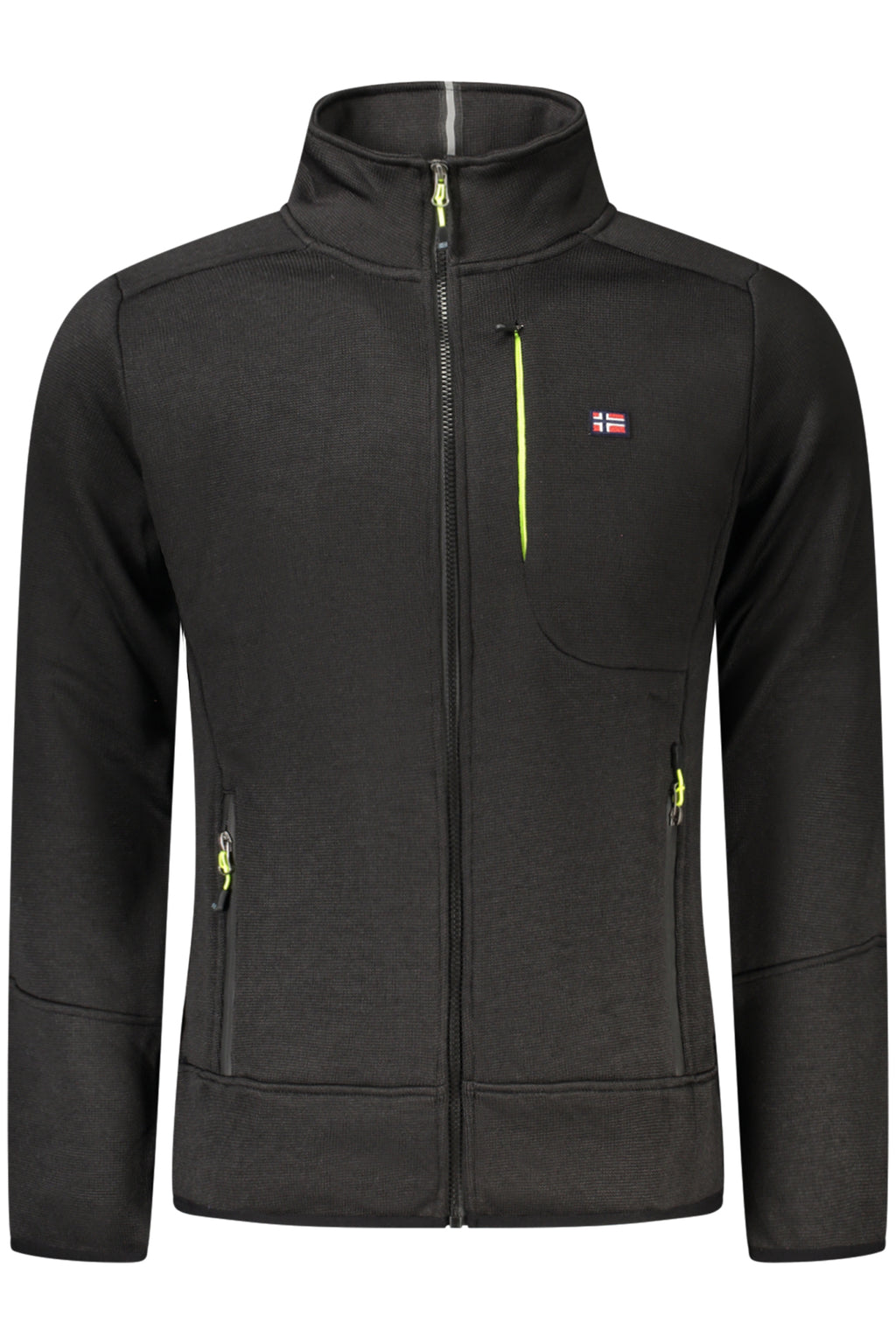 NORWAY 1963 MEN'S BLACK ZIP-UP SWEATSHIRT