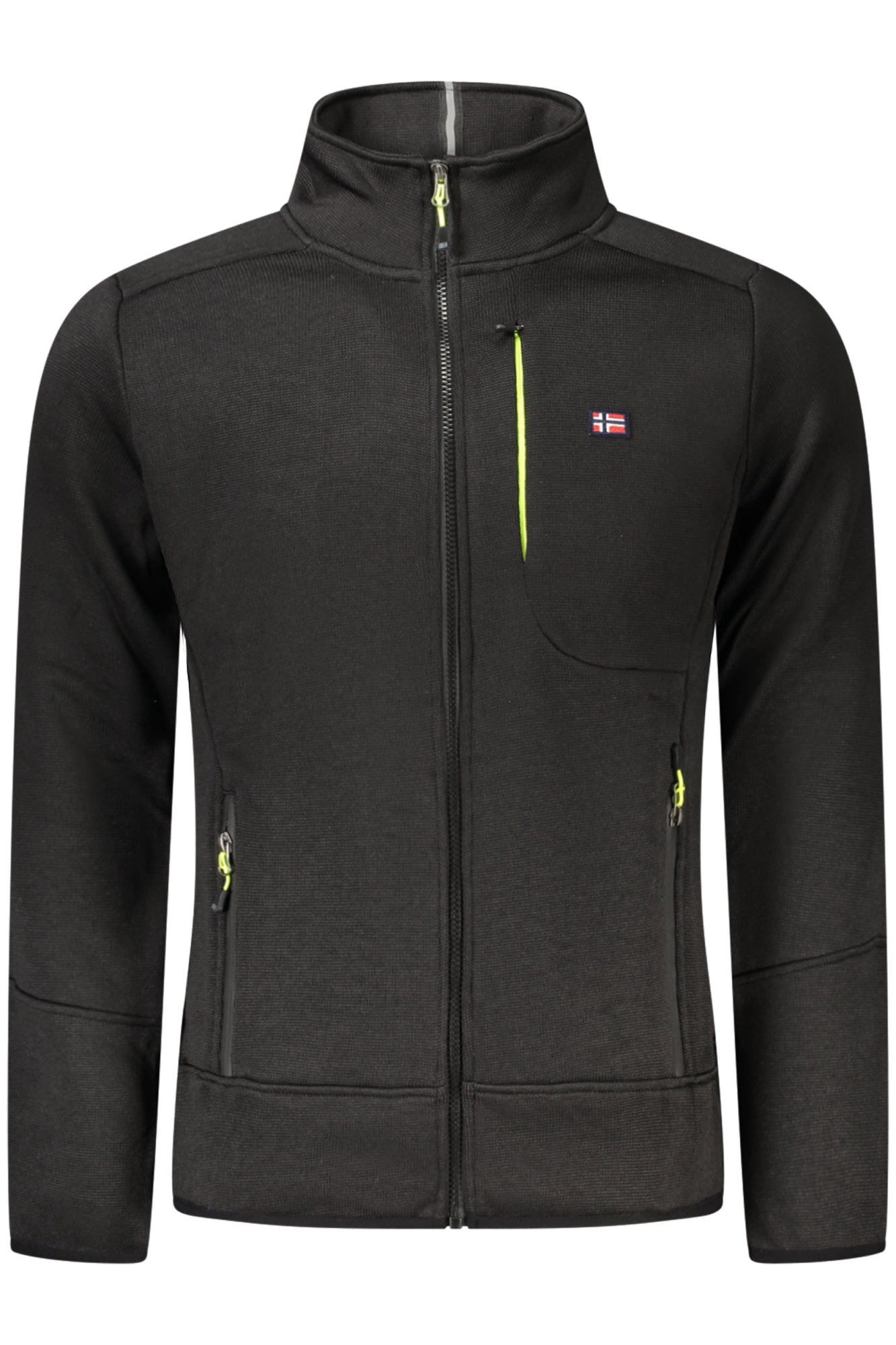 NORWAY 1963 MEN'S BLACK ZIP-UP SWEATSHIRT