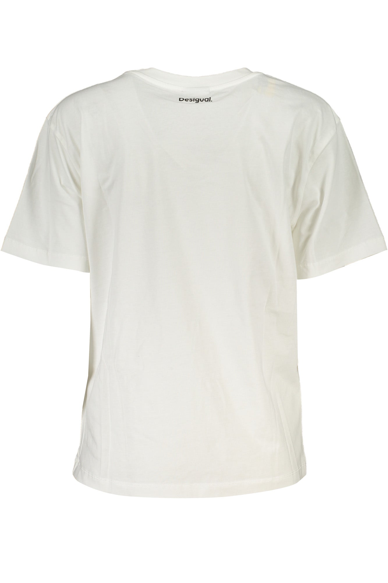 DESIGUAL WOMEN'S SHORT SLEEVE T-SHIRT WHITE