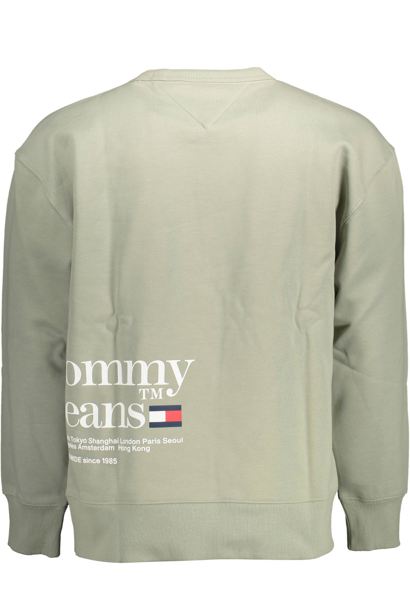 TOMMY HILFIGER SWEATSHIRT WITHOUT ZIP MAN GREEN