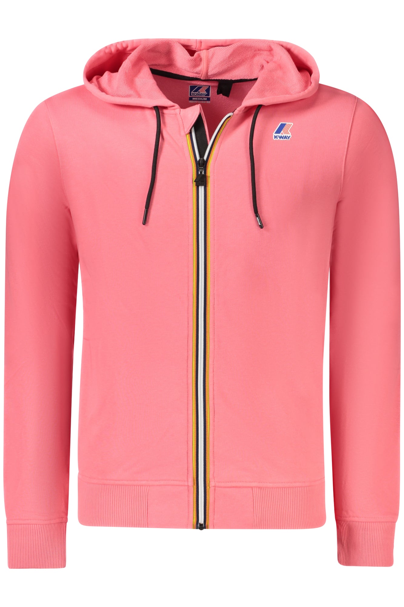 K-WAY MEN'S ZIP-UP SWEATSHIRT PINK