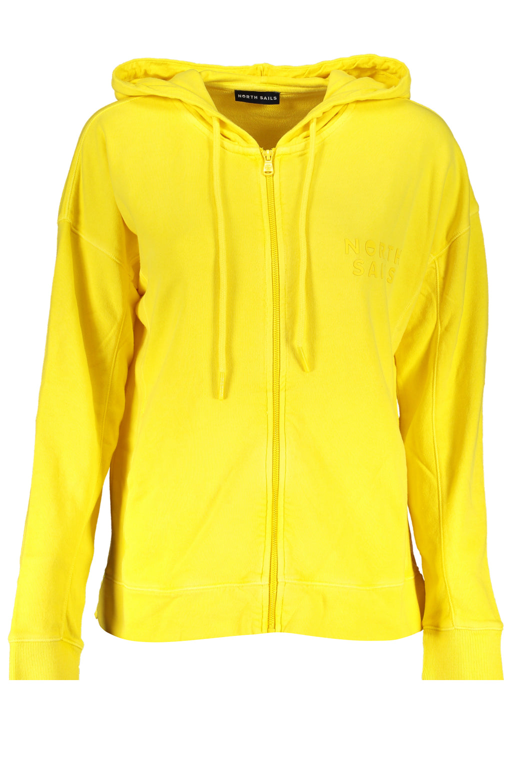 NORTH SAILS WOMEN'S YELLOW ZIP SWEATSHIRT