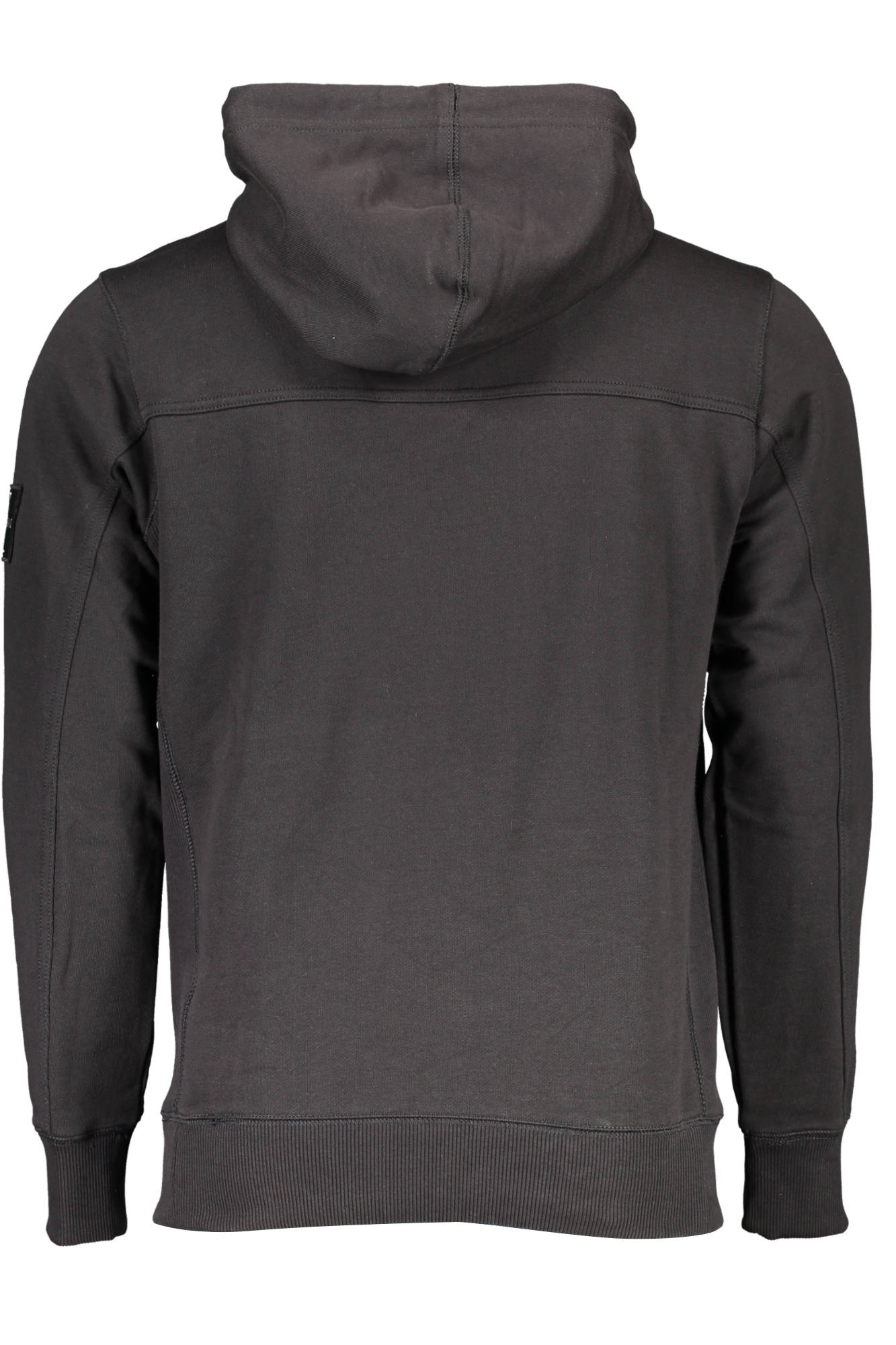 CALVIN KLEIN MEN'S BLACK ZIP-UP SWEATSHIRT
