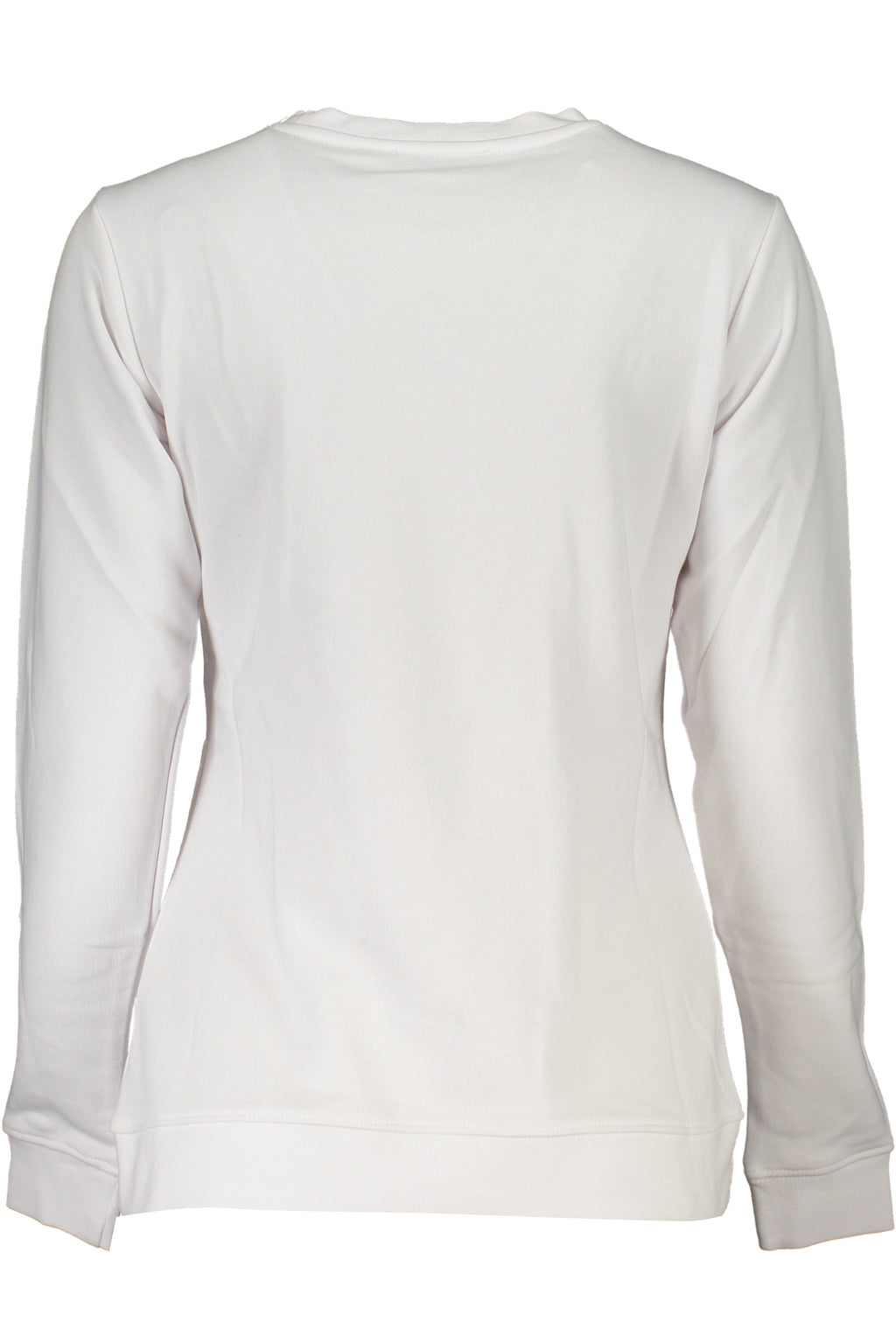 CAVALLI CLASS WOMEN'S WHITE SWEATSHIRT WITHOUT ZIP