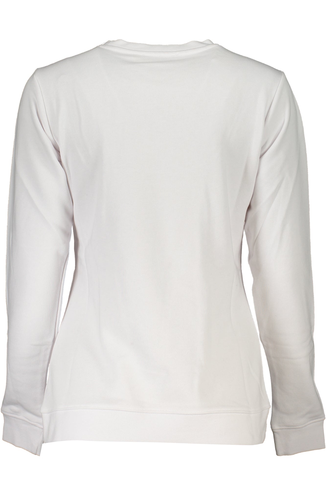 CAVALLI CLASS WOMEN'S WHITE SWEATSHIRT WITHOUT ZIP