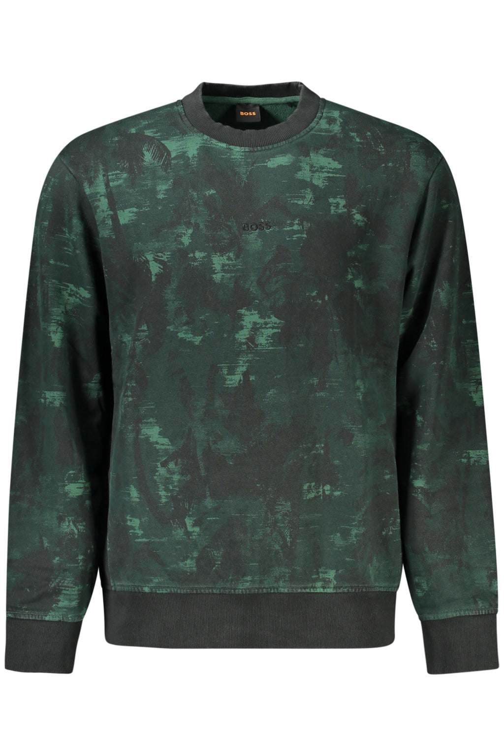 HUGO BOSS SWEATSHIRT WITHOUT ZIP MEN GREEN