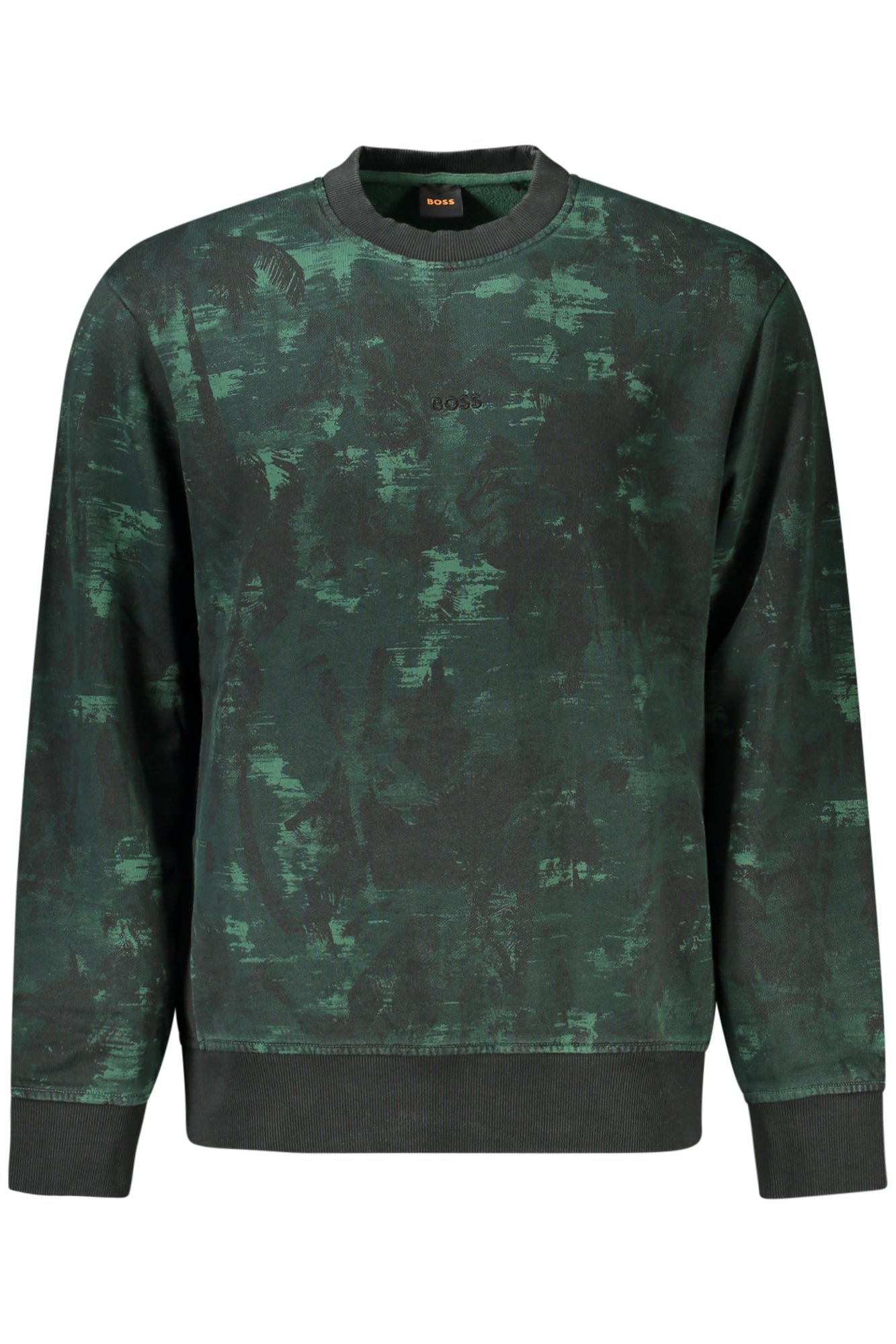 HUGO BOSS SWEATSHIRT WITHOUT ZIP MEN GREEN