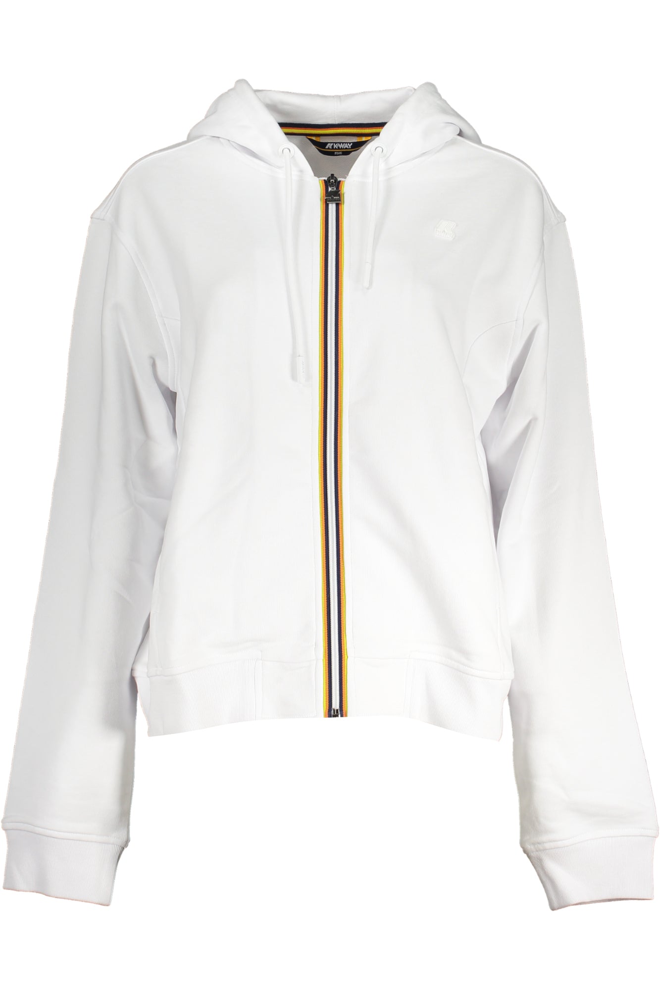 K-WAY WOMEN'S ZIP SWEATSHIRT WHITE