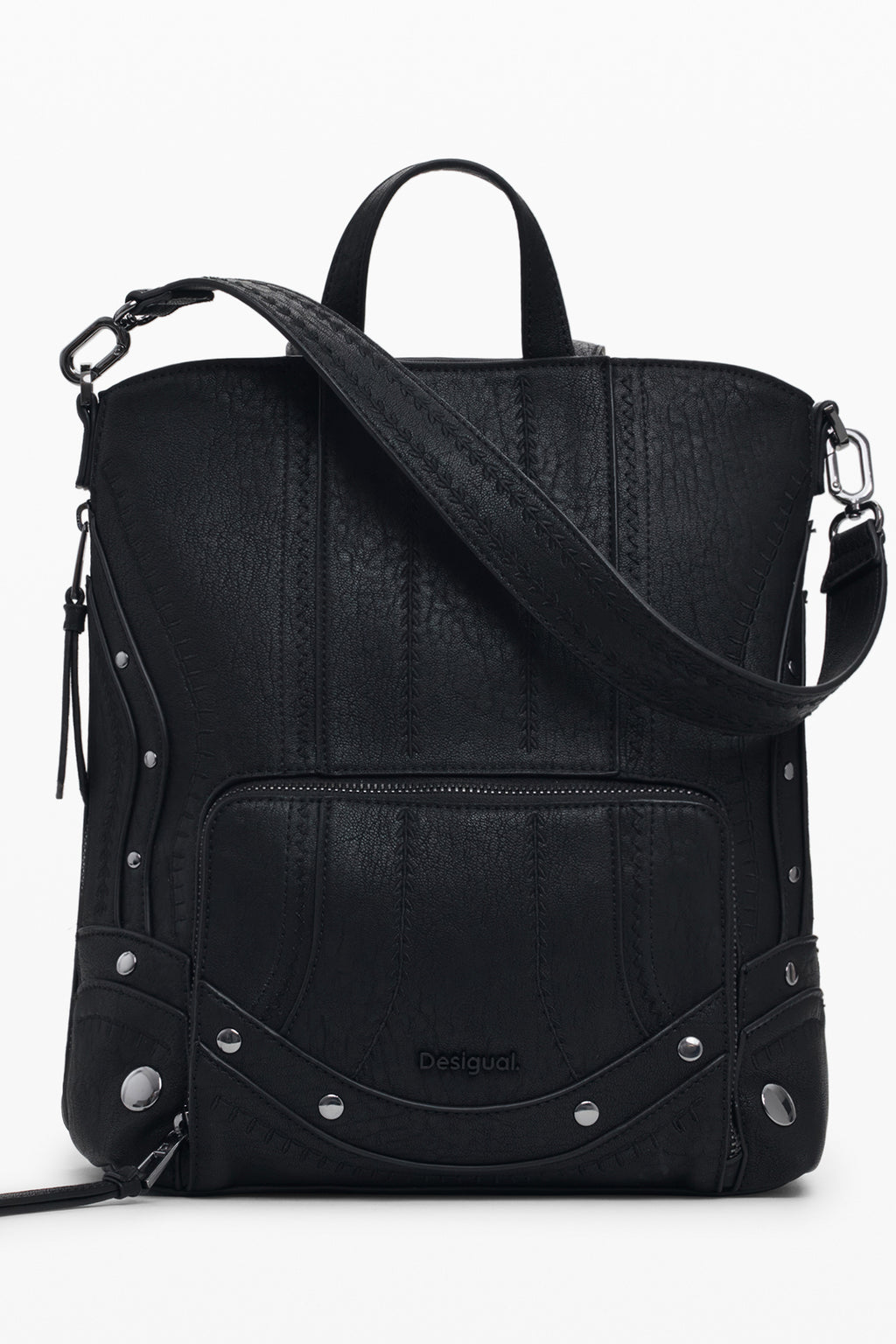 DESIGUAL WOMEN'S BLACK BACKPACK