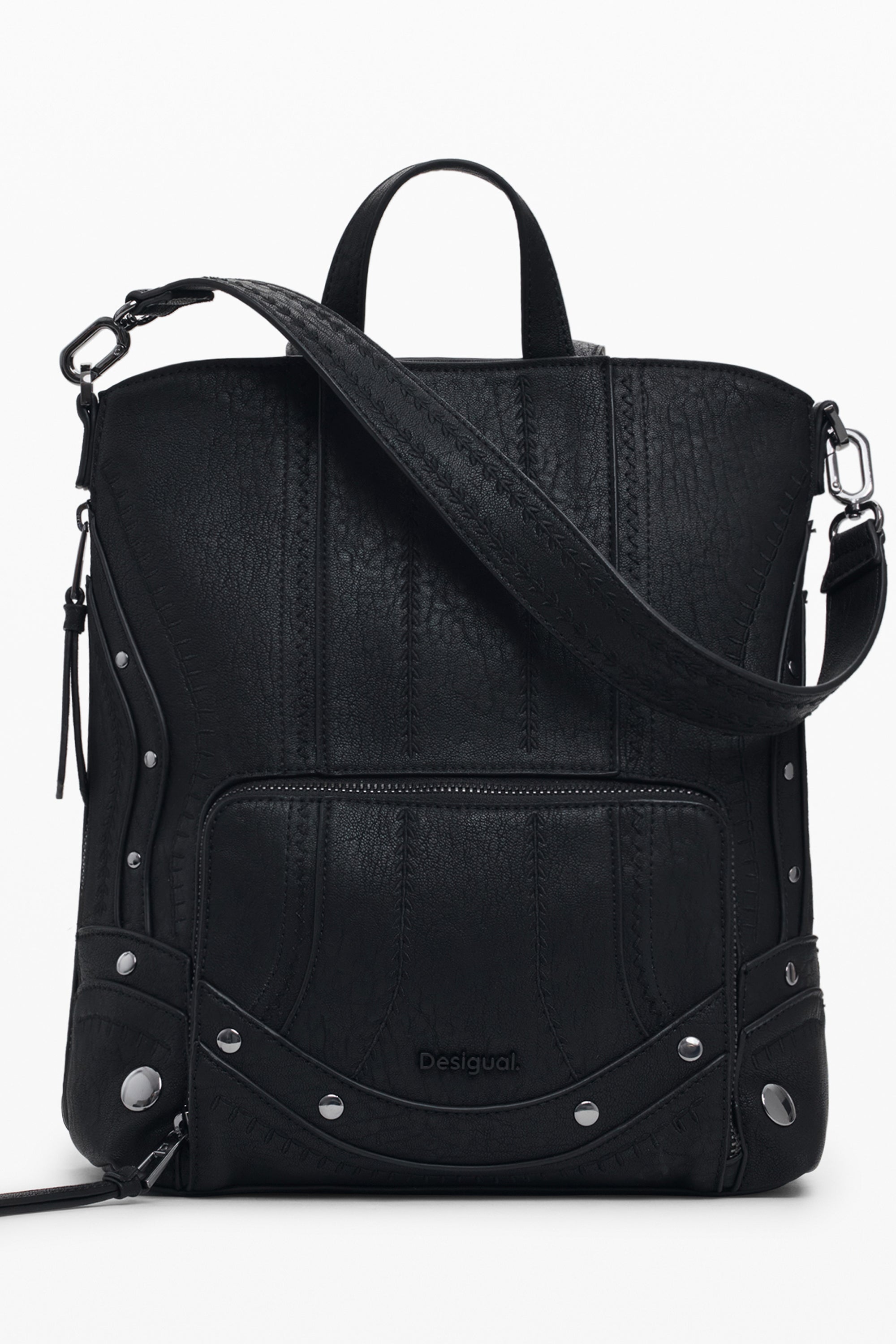 DESIGUAL WOMEN'S BLACK BACKPACK