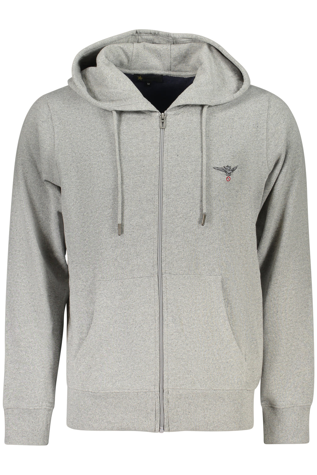 MILITARY ACADEMY MEN'S GRAY ZIP-UP SWEATSHIRT