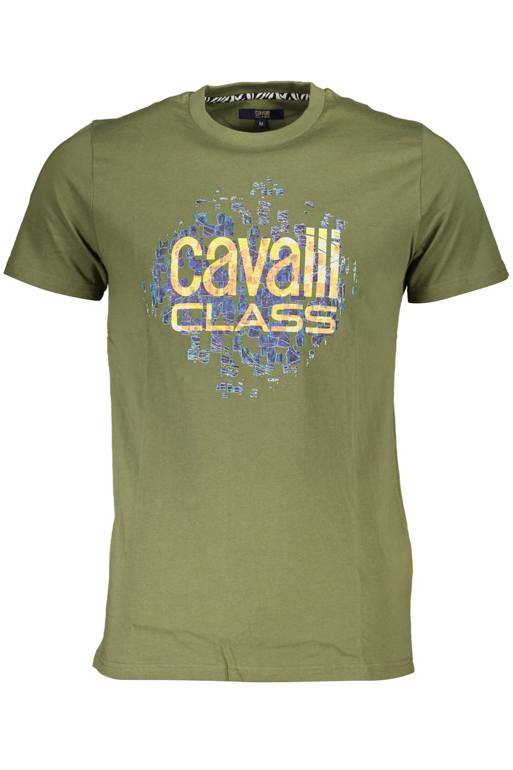 CAVALLI CLASS T-SHIRT SHORT SLEEVE MAN GREEN