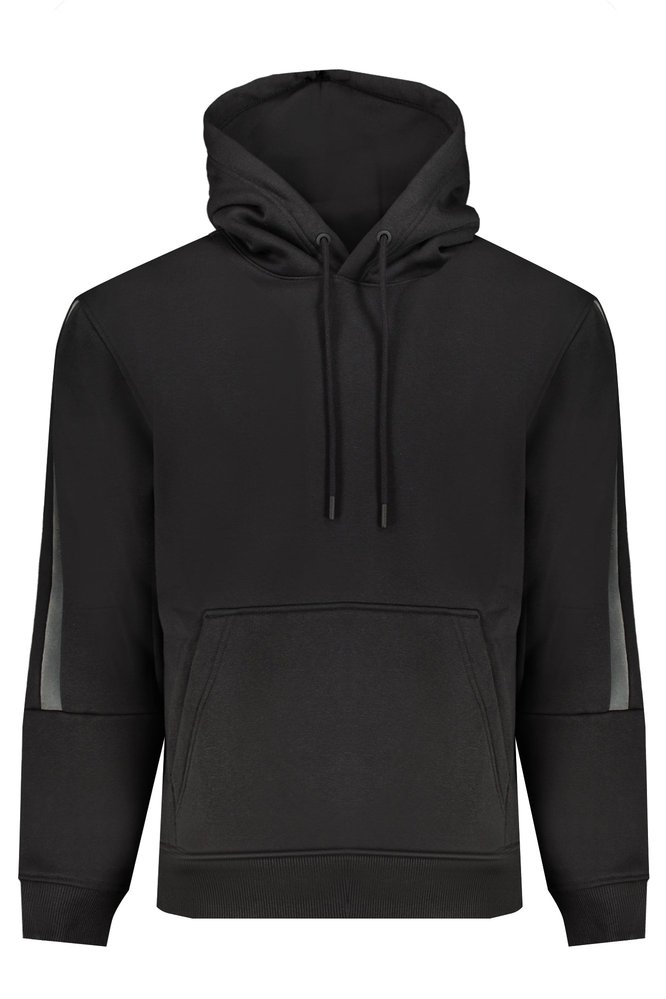 CALVIN KLEIN MEN'S BLACK ZIPLESS SWEATSHIRT
