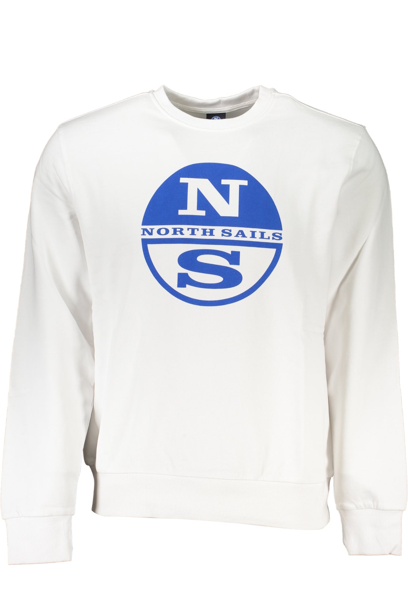 NORTH SAILS MEN'S WHITE ZIPLESS SWEATSHIRT