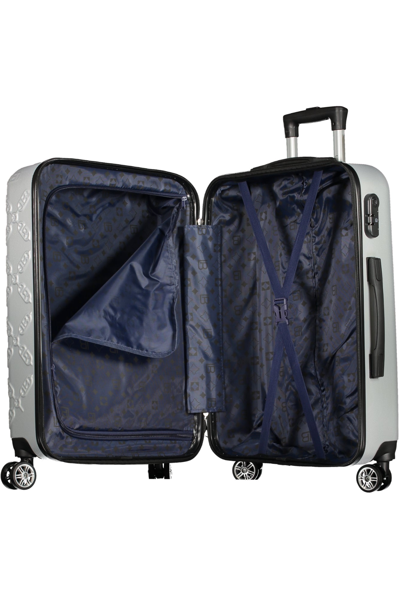 LAURA BIAGIOTTI LARGE TROLLEY WOMEN SILVER