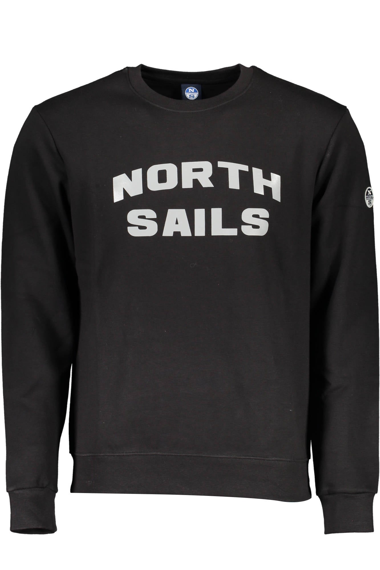 NORTH SAILS MEN'S BLACK ZIP-UP SWEATSHIRT