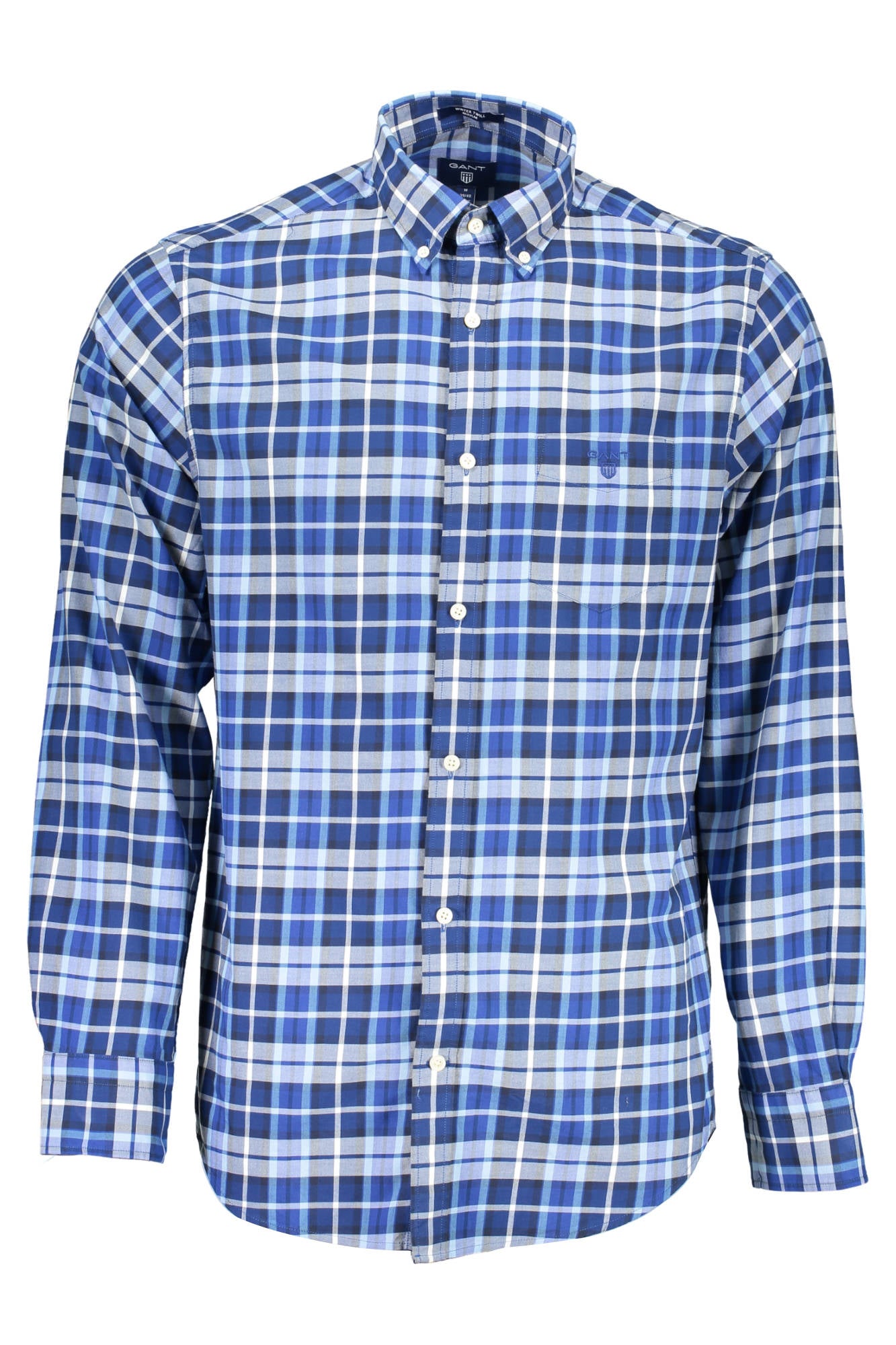 GANT LONG SLEEVE SHIRT MEN BLUE