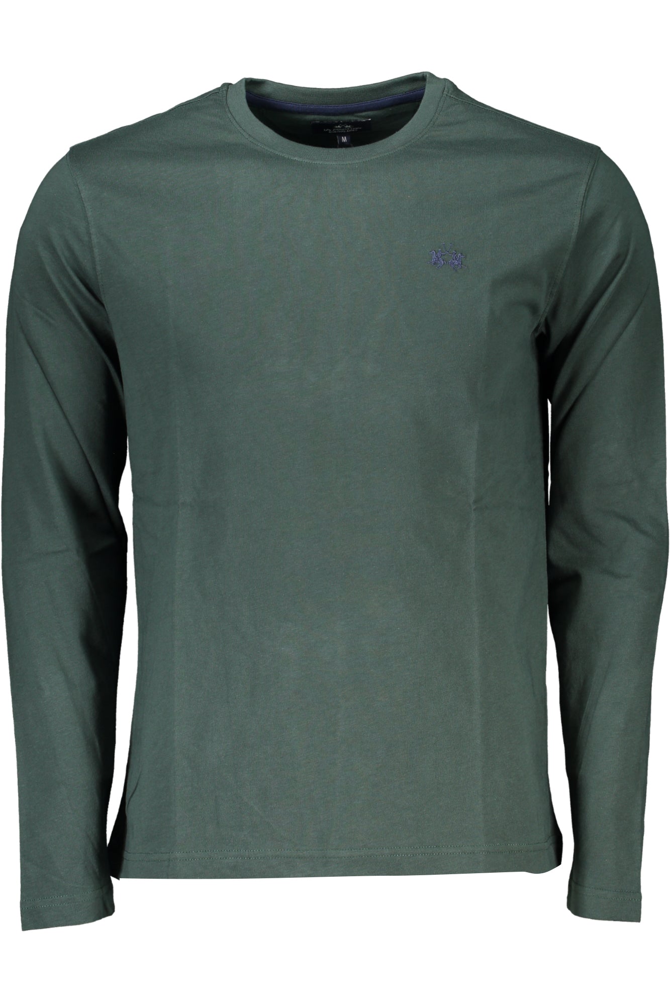 LA MARTINA GREEN MEN'S LONG SLEEVE T-SHIRT