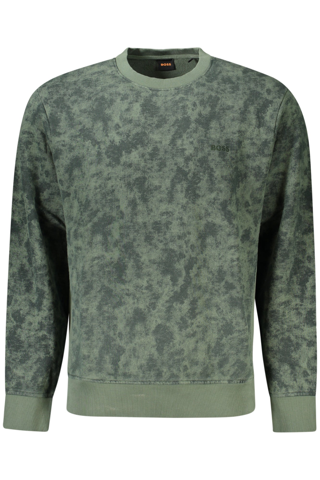 HUGO BOSS SWEATSHIRT WITHOUT ZIP MEN GREEN