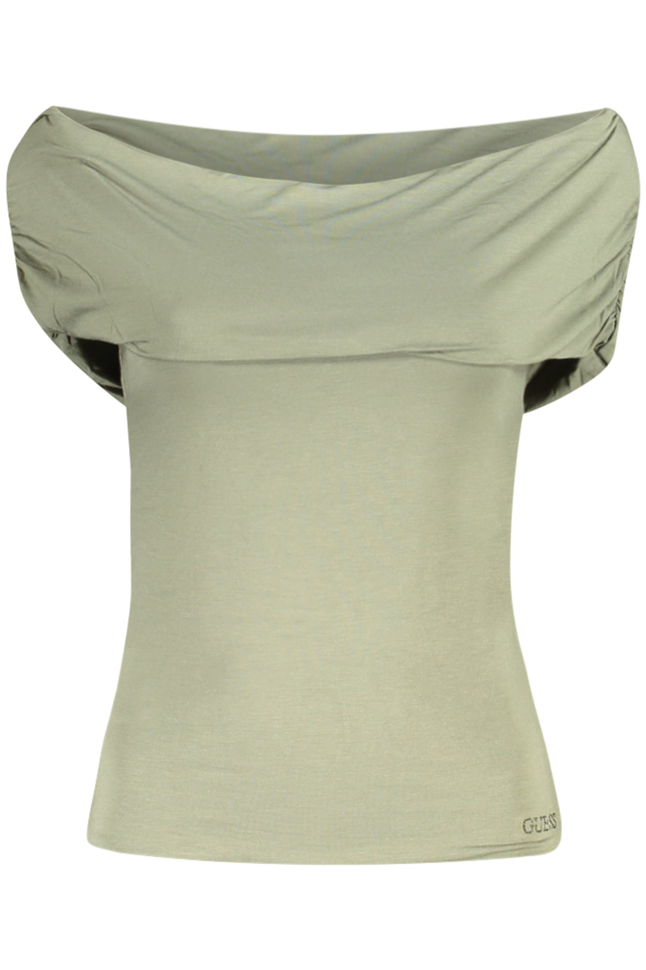 GUESS JEANS GREEN WOMEN'S SHORT SLEEVE T-SHIRT