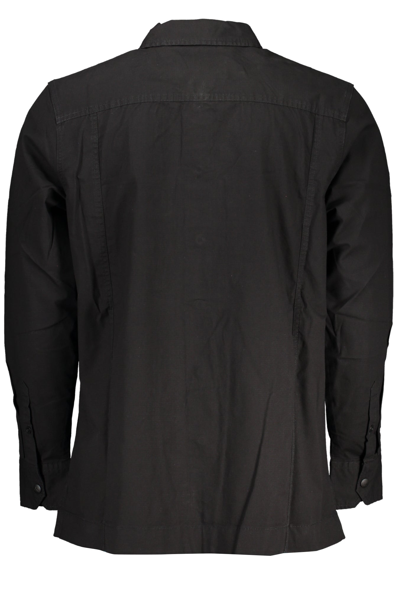 CALVIN KLEIN MEN'S BLACK LONG SLEEVE SHIRT