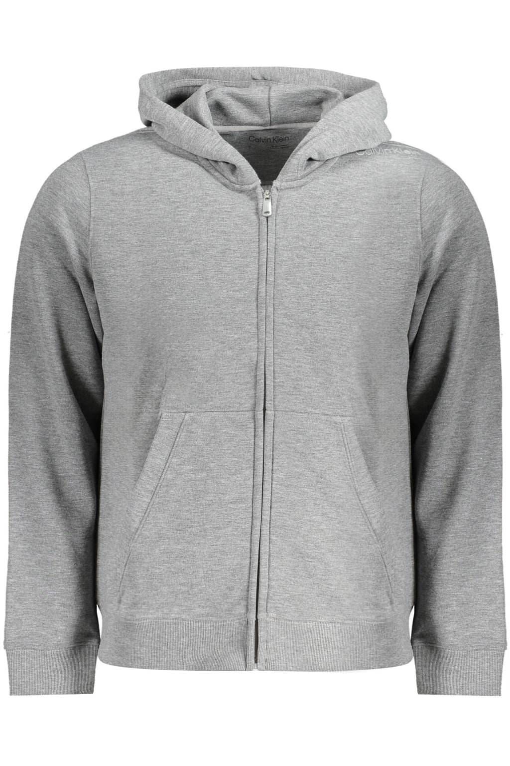 CALVIN KLEIN MEN'S ZIP-UP SWEATSHIRT GREY