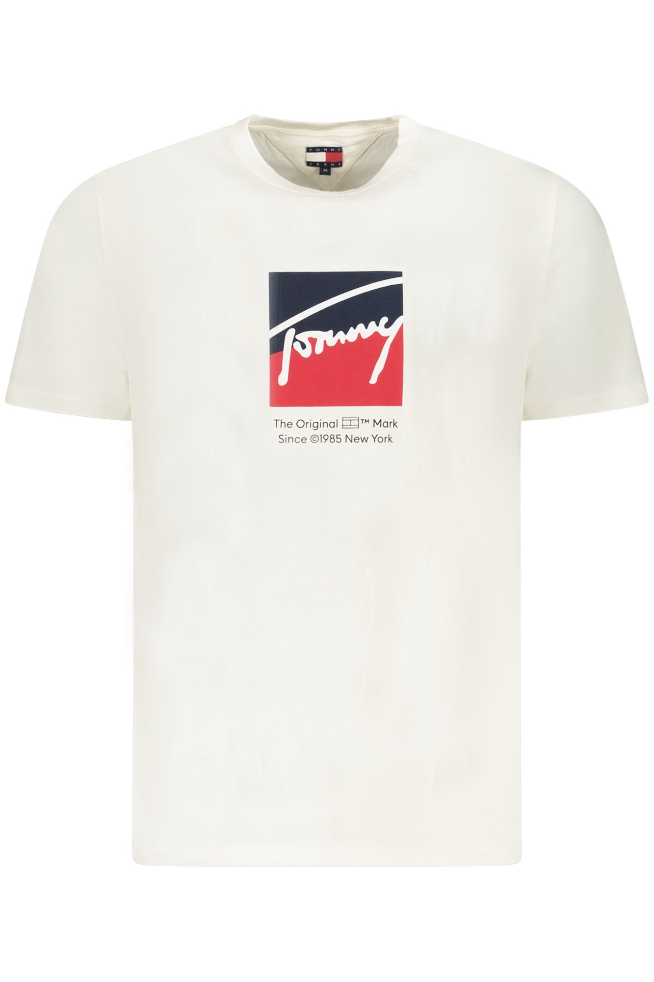 TOMMY HILFIGER MEN'S SHORT-SLEEVE T-SHIRT WHITE
