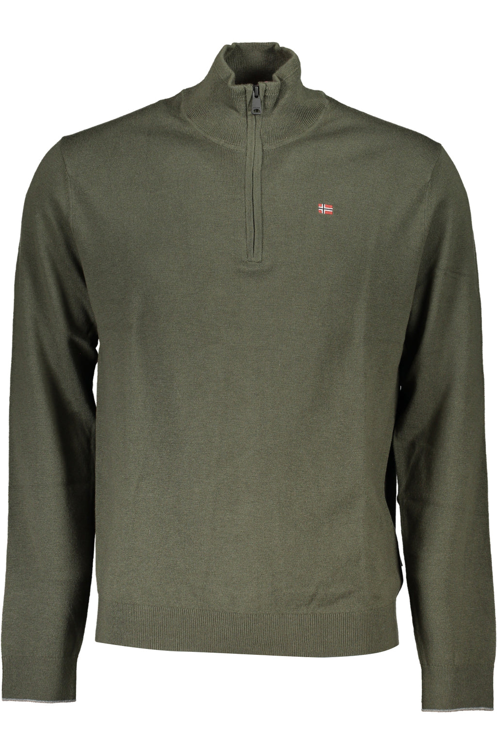 NAPAPIJRI GREEN MEN'S SWEATER