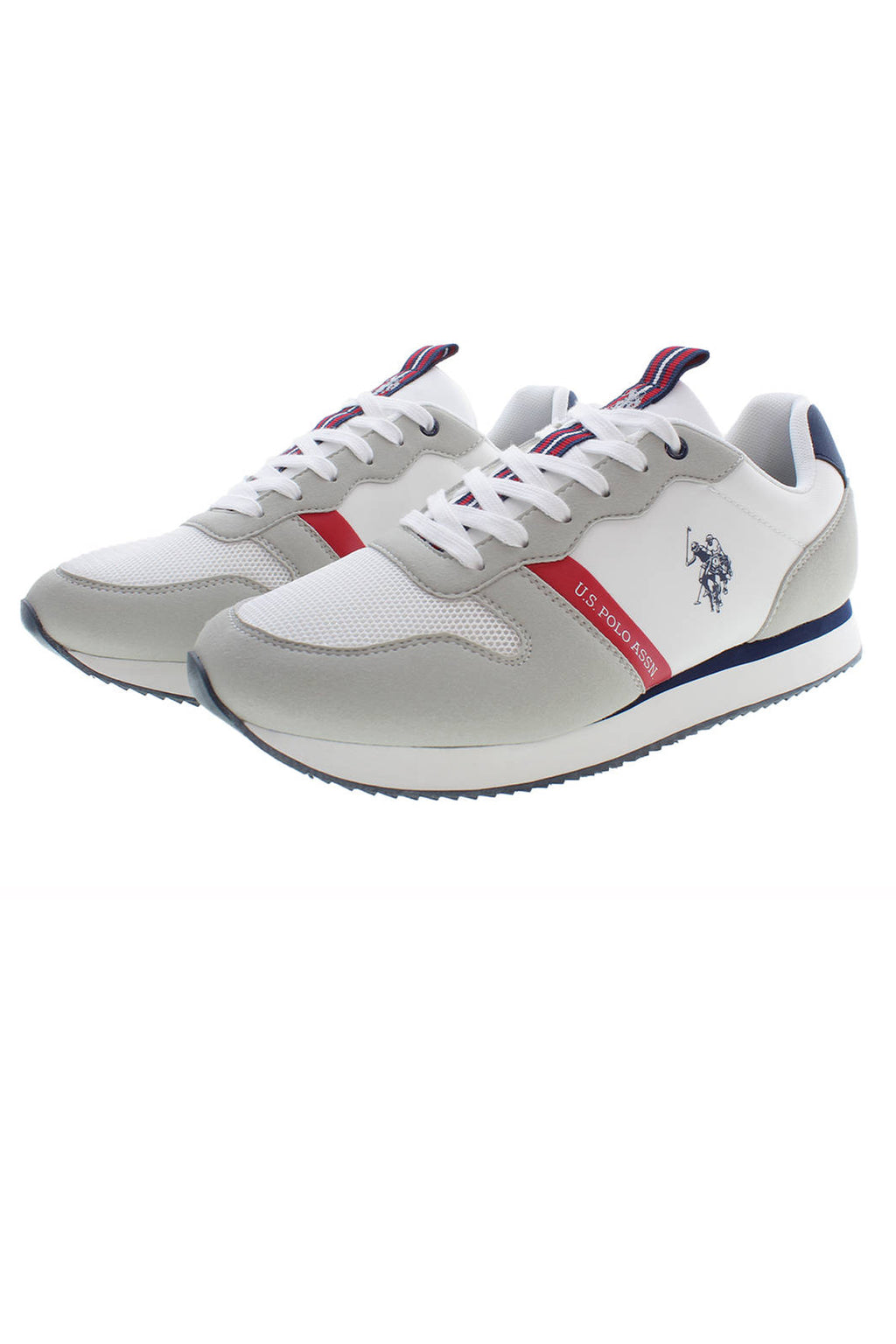 US POLO BEST PRICE MEN'S SPORTS FOOTWEAR WHITE