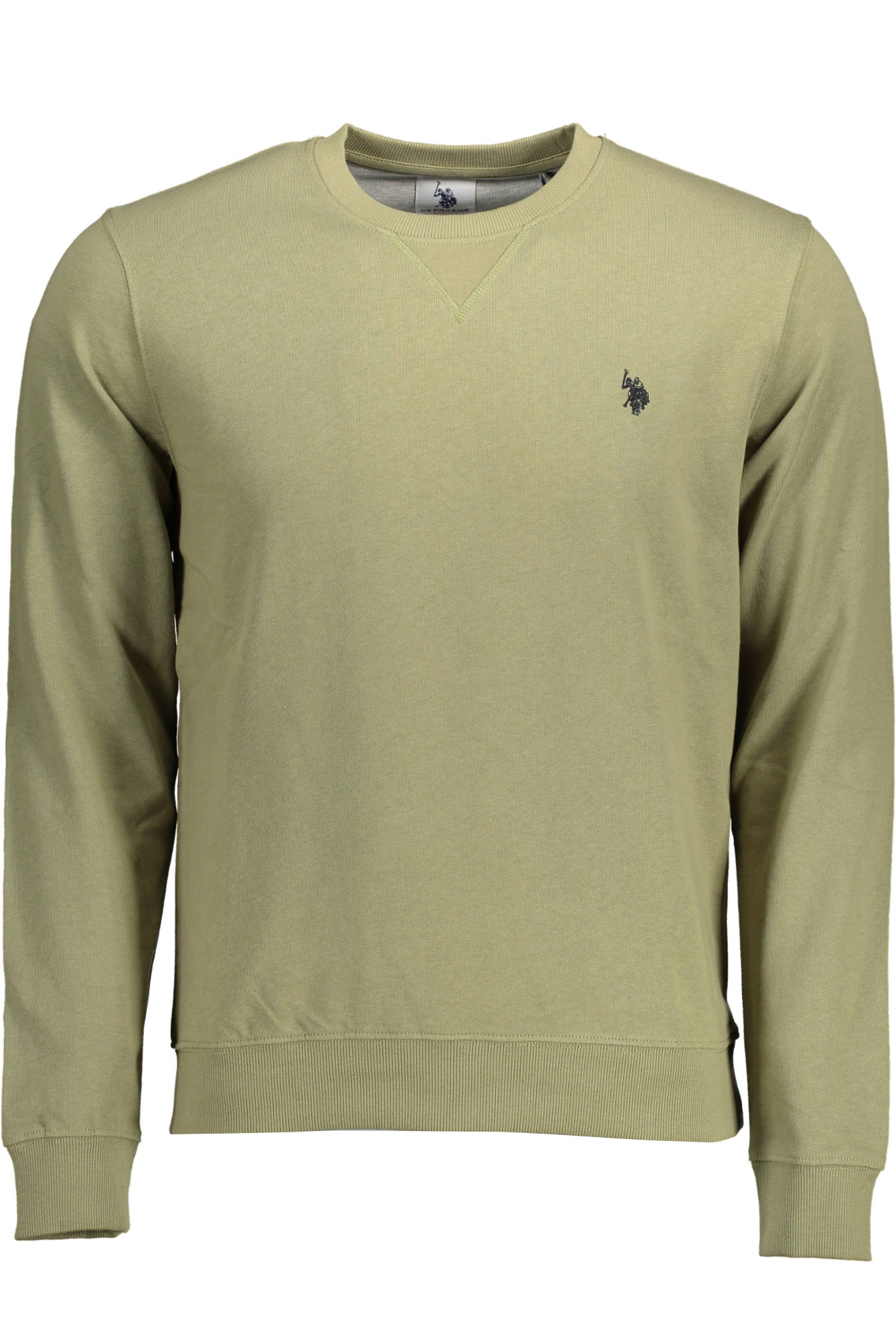 US POLO SWEATSHIRT WITHOUT ZIP MAN GREEN