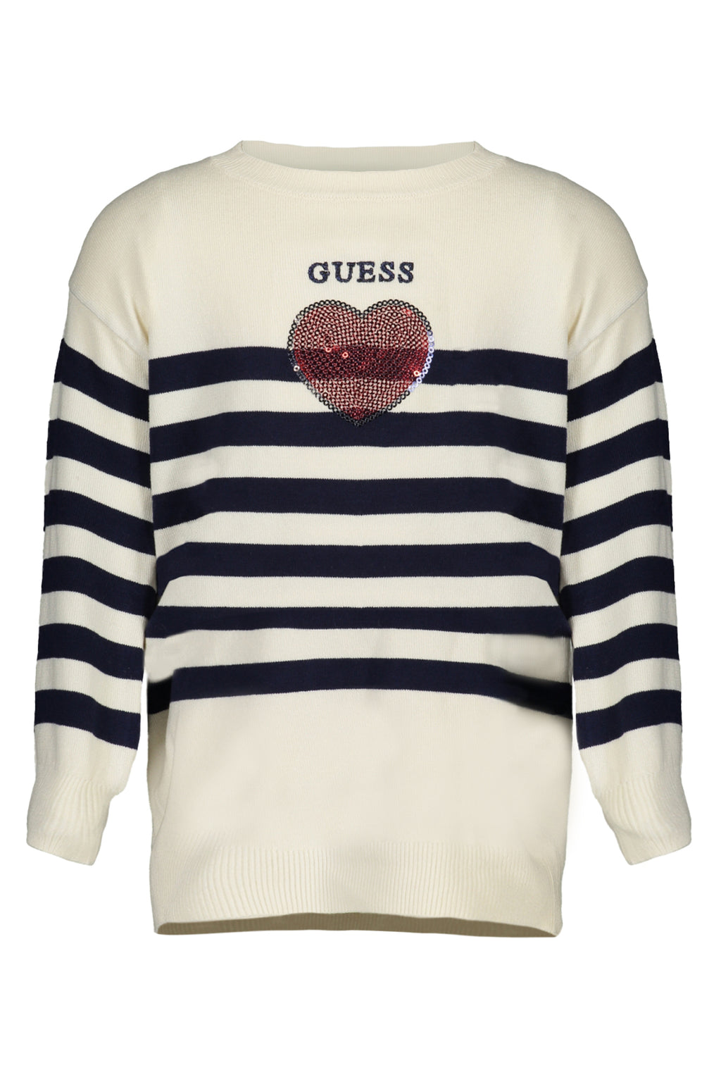 GUESS JEANS WHITE GIRL SWEATER