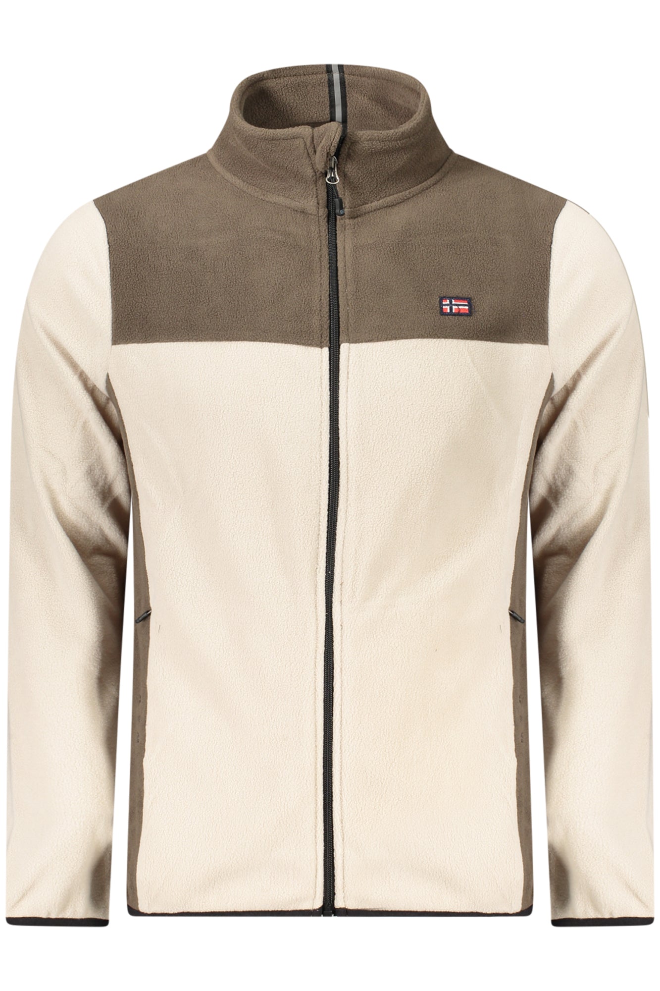 NORWAY 1963 MEN'S BEIGE ZIP-UP SWEATSHIRT
