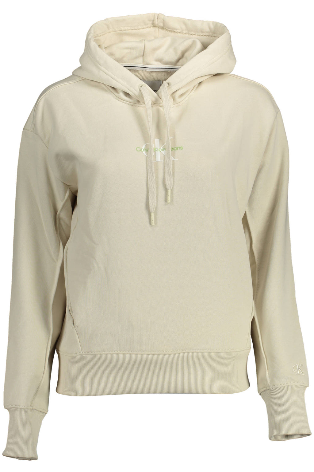 CALVIN KLEIN SWEATSHIRT WITHOUT ZIP WOMAN BEIGE