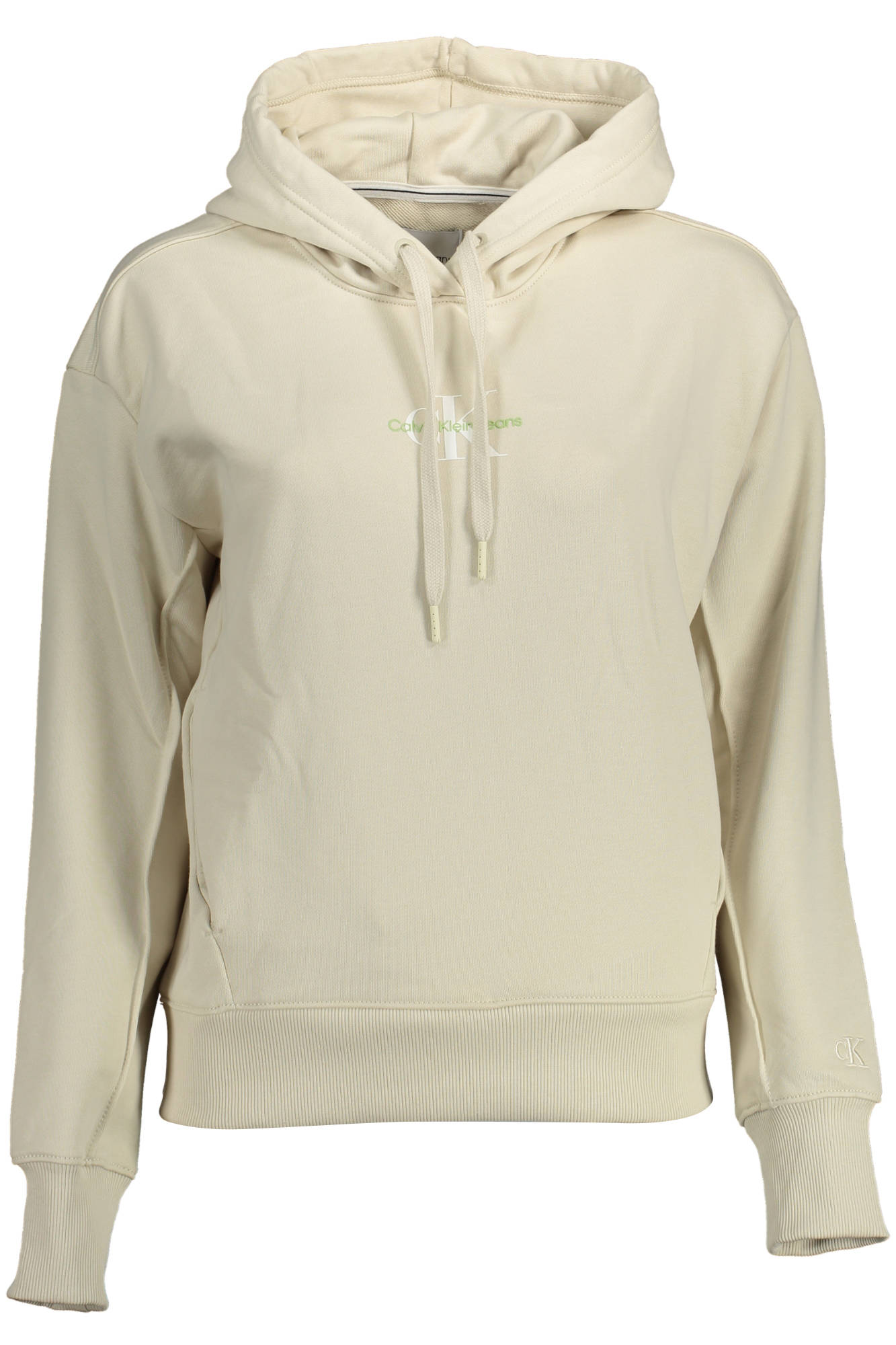 CALVIN KLEIN SWEATSHIRT WITHOUT ZIP WOMAN BEIGE