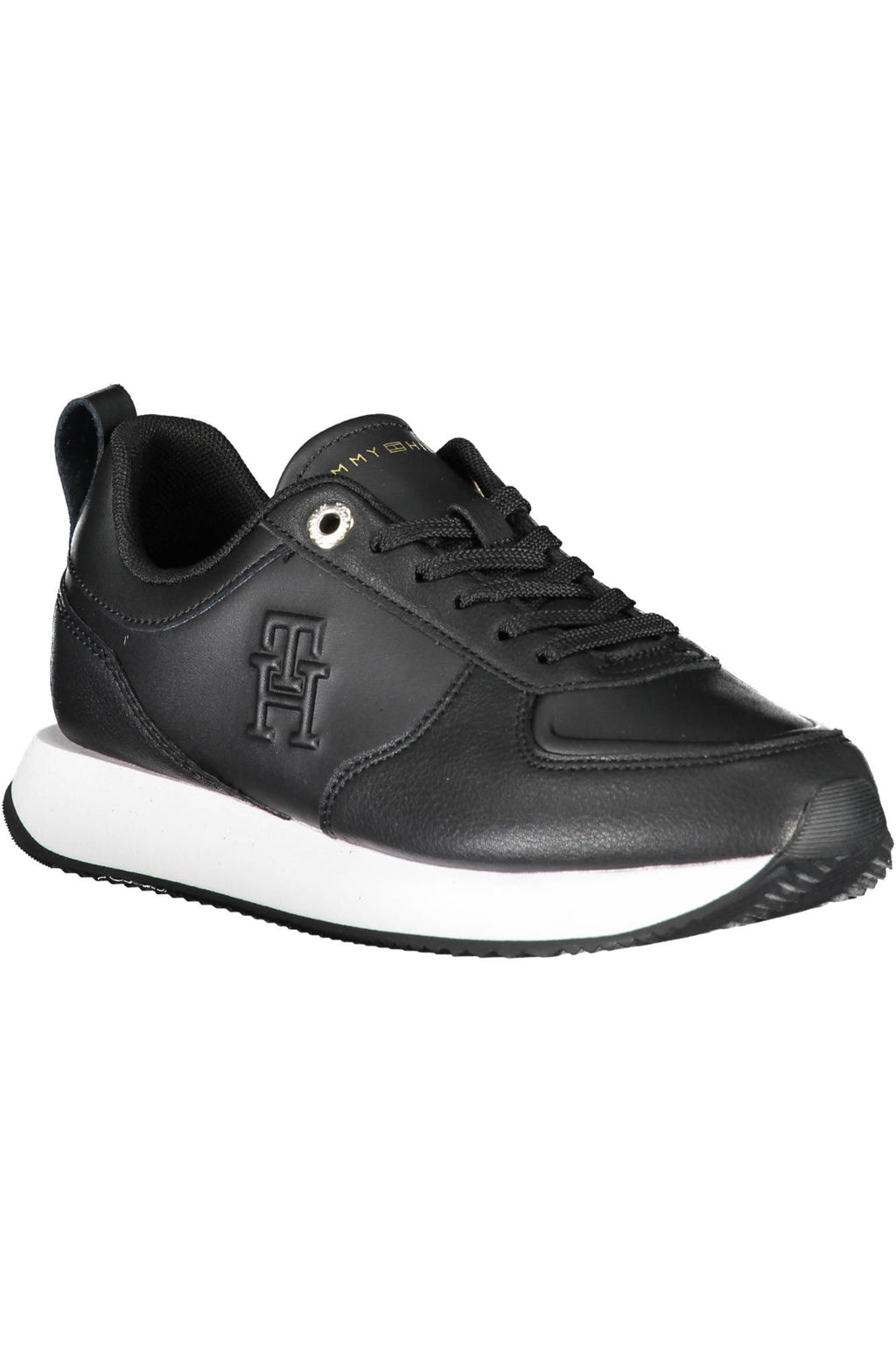 TOMMY HILFIGER BLACK WOMEN'S SPORTS SHOES