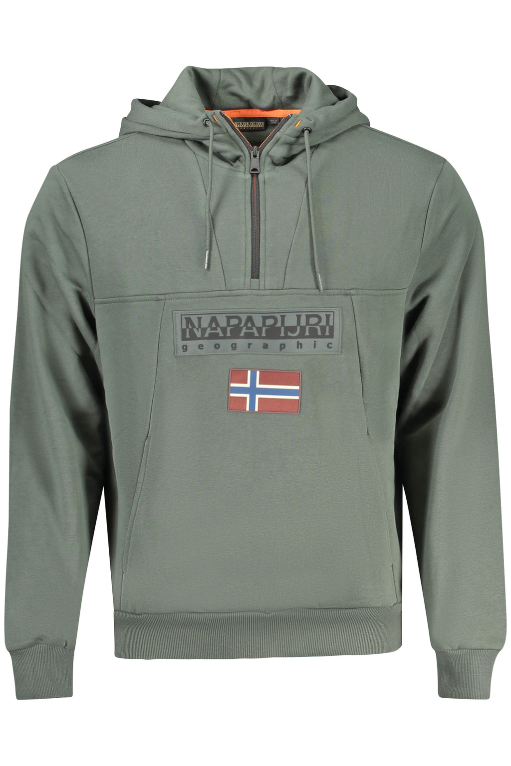NAPAPIJRI SWEATSHIRT WITHOUT ZIP MEN GREEN