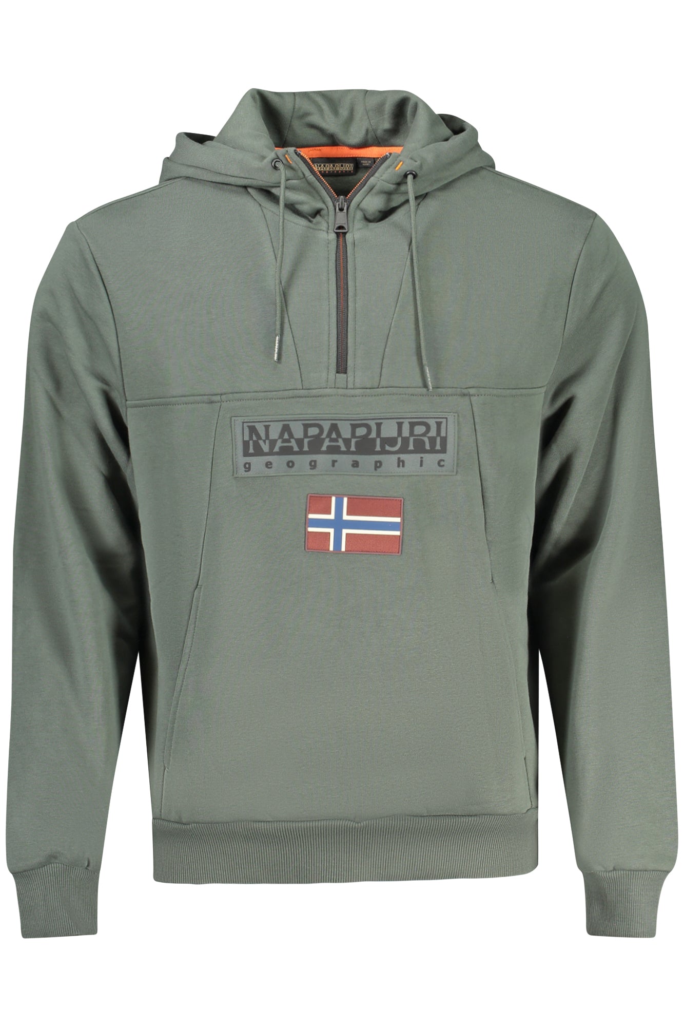 NAPAPIJRI SWEATSHIRT WITHOUT ZIP MEN GREEN