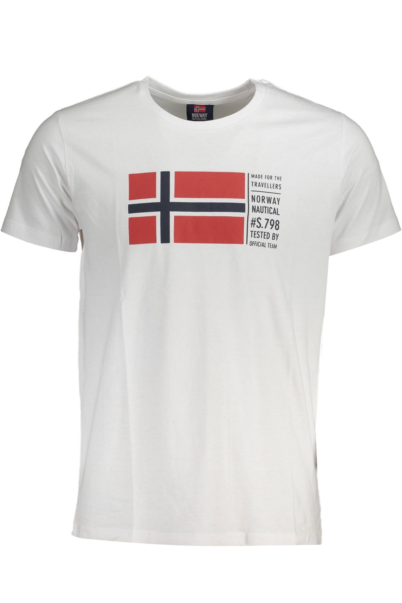 NORWAY 1963 WHITE MEN'S SHORT SLEEVED T-SHIRT