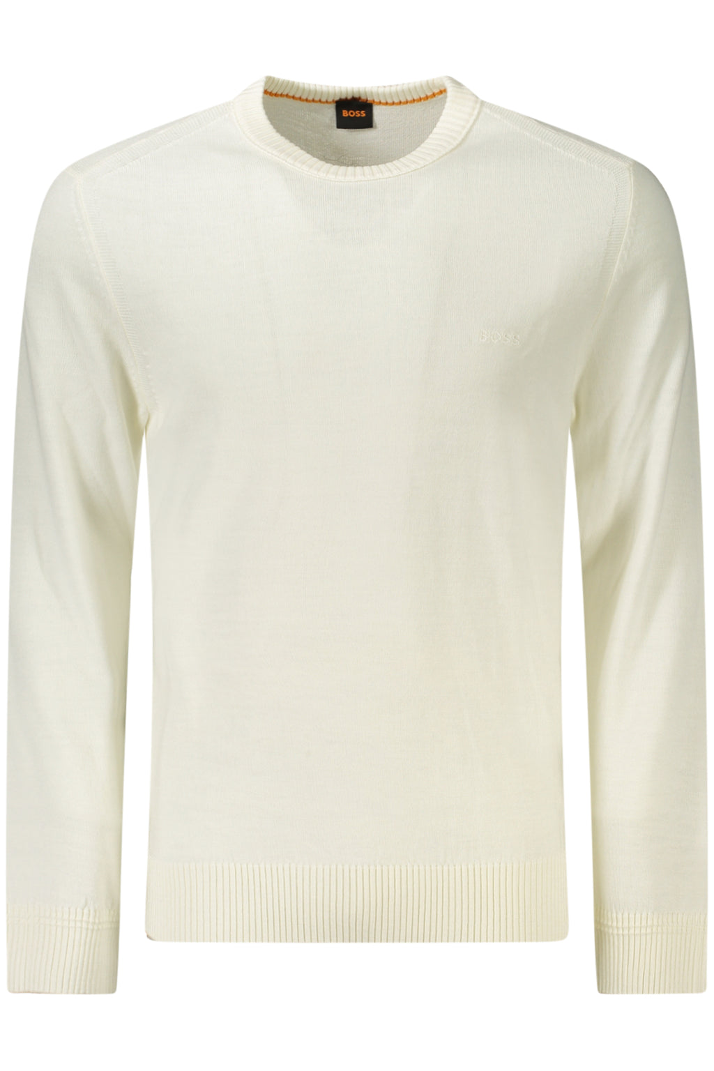HUGO BOSS MEN'S WHITE SWEATER