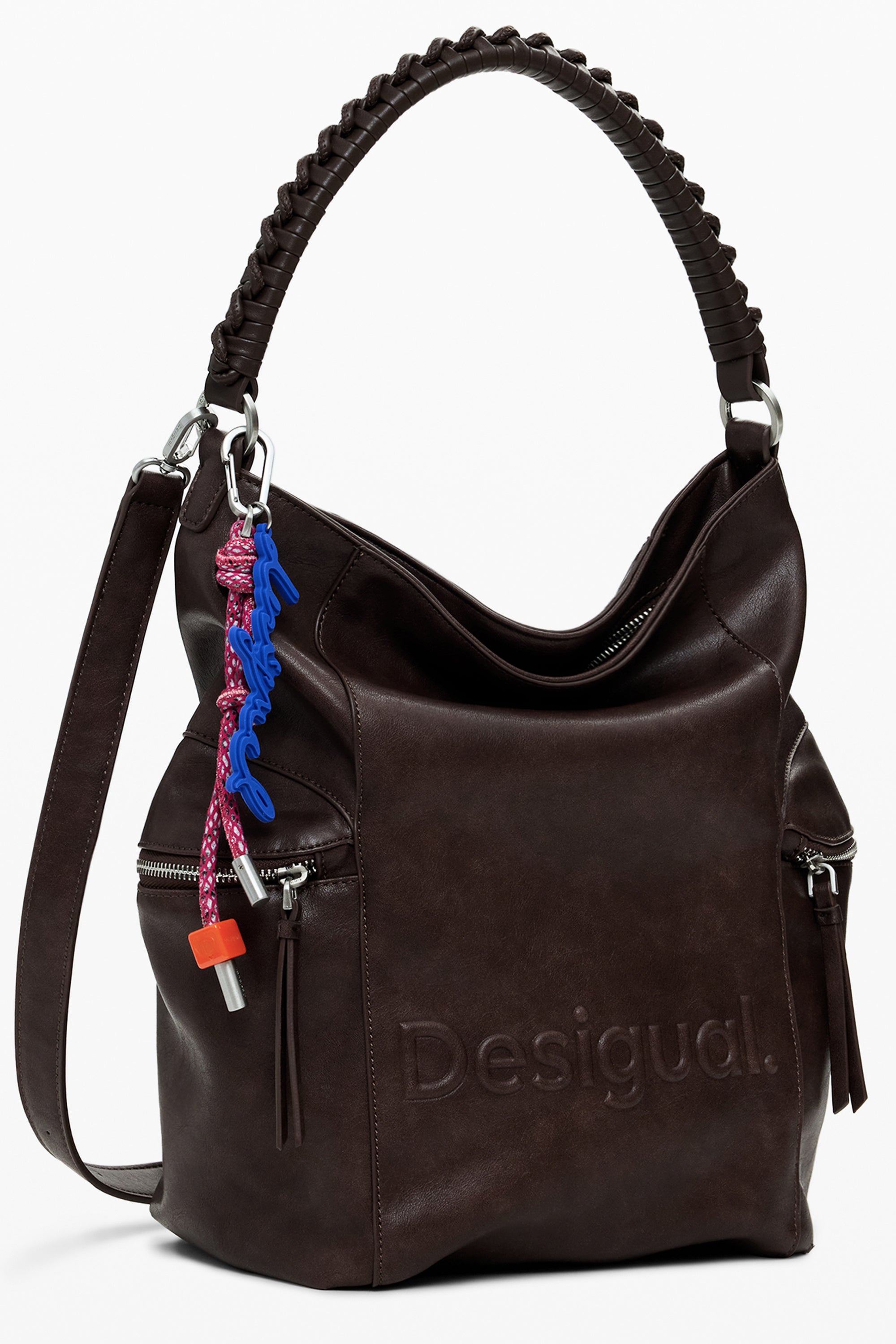 DESIGUAL WOMEN'S BROWN BACKPACK