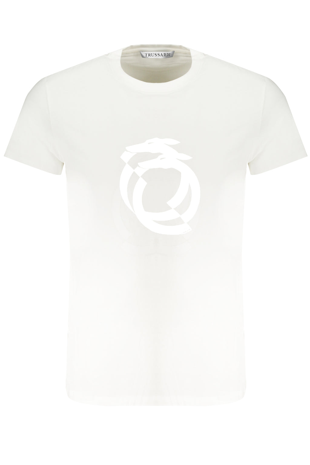 TRUSSARDI SHORT SLEEVED T-SHIRT MEN'S WHITE