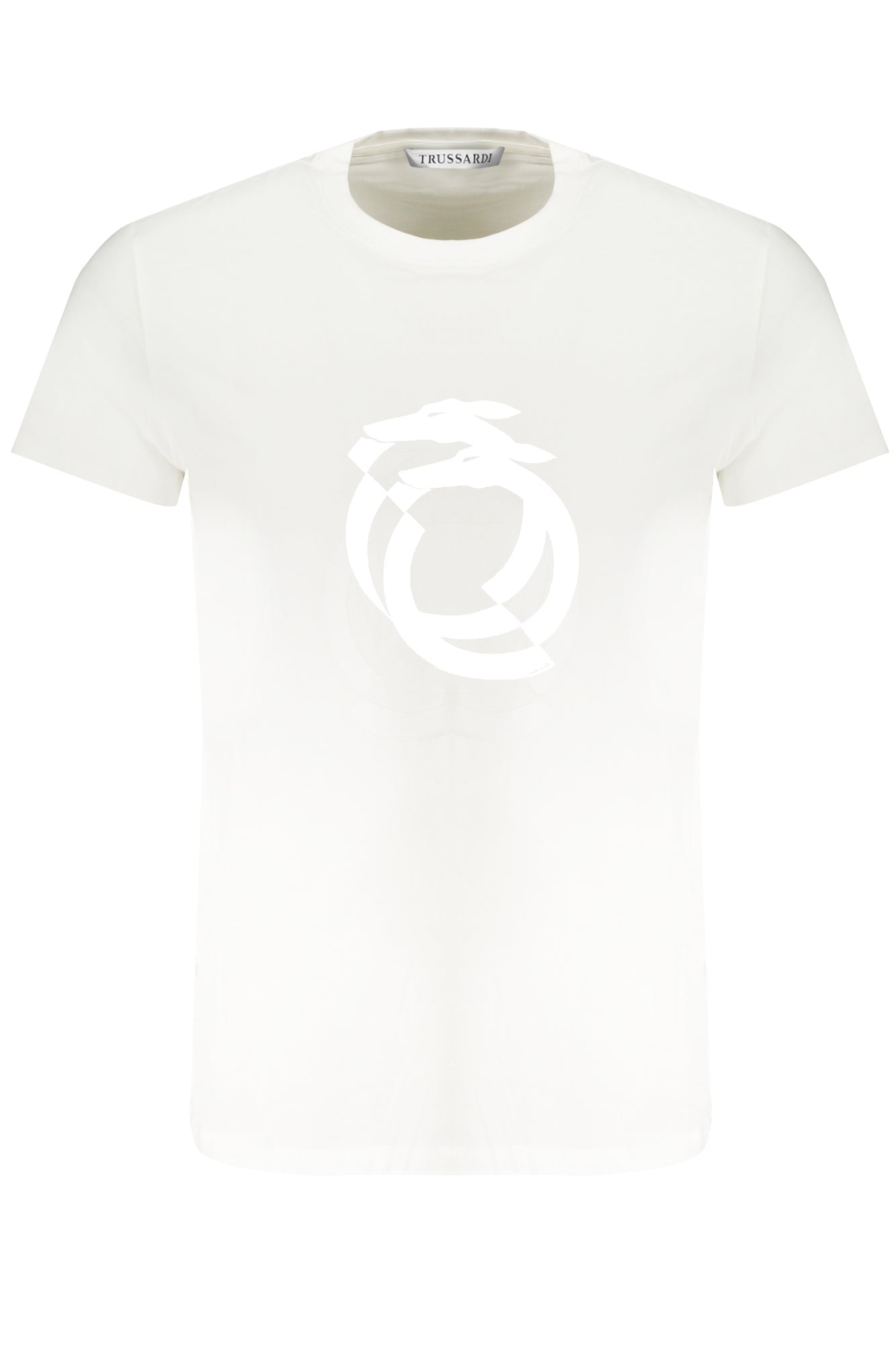 TRUSSARDI SHORT SLEEVED T-SHIRT MEN'S WHITE