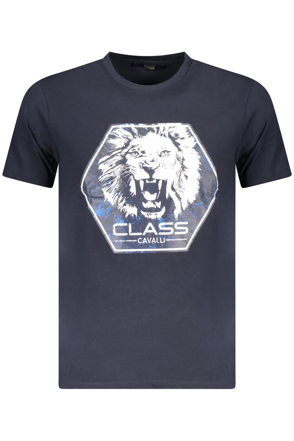 CAVALLI CLASS SHORT SLEEVE T-SHIRT MEN BLUE