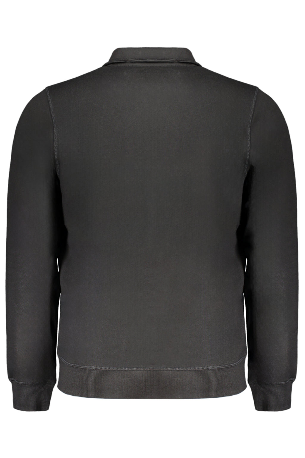 GIAN MARCO VENTURI MEN'S BLACK ZIP SWEATSHIRT